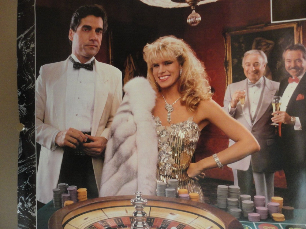 Monte Carlo Pinball Machine Original Gottlieb Poster