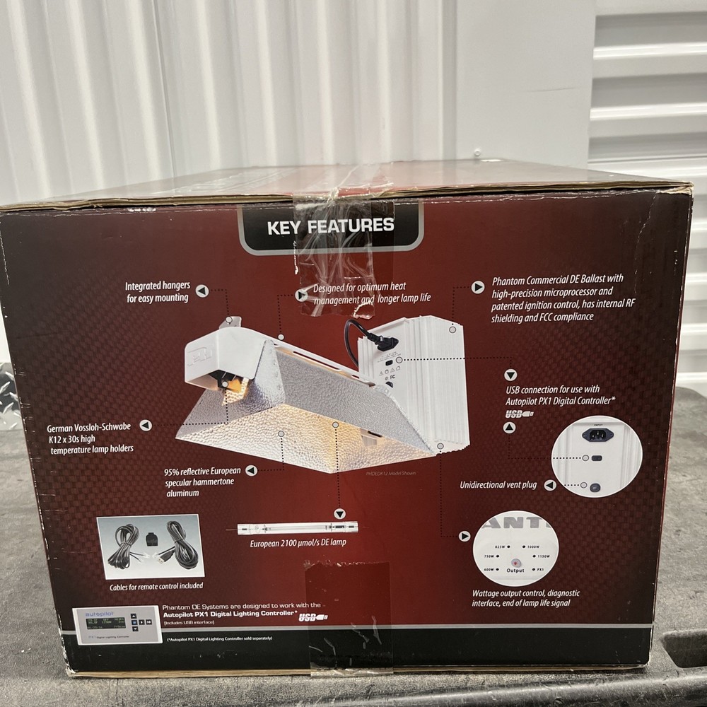 Phantom DE Double-Ended Lighting System 1000W, 208-240V Super Deep System