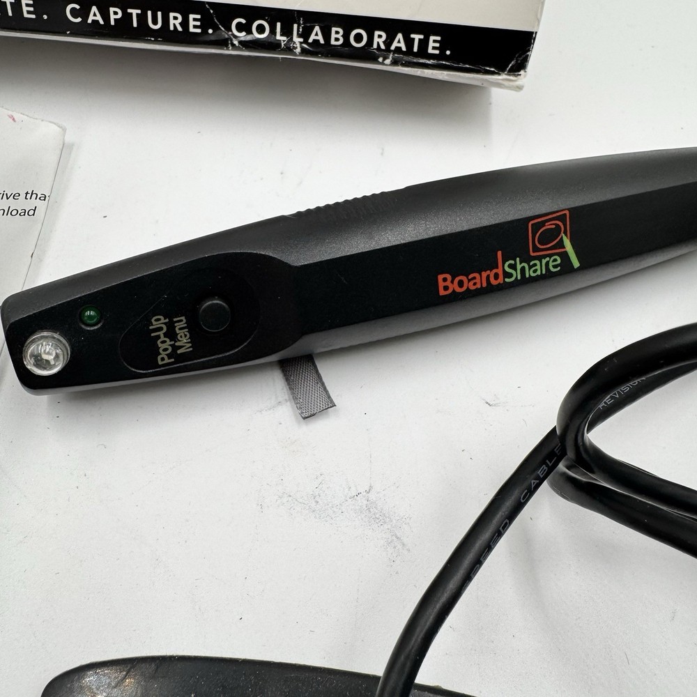 Untested BoardShare Smart Wired Interactive Whiteboard Device -Read