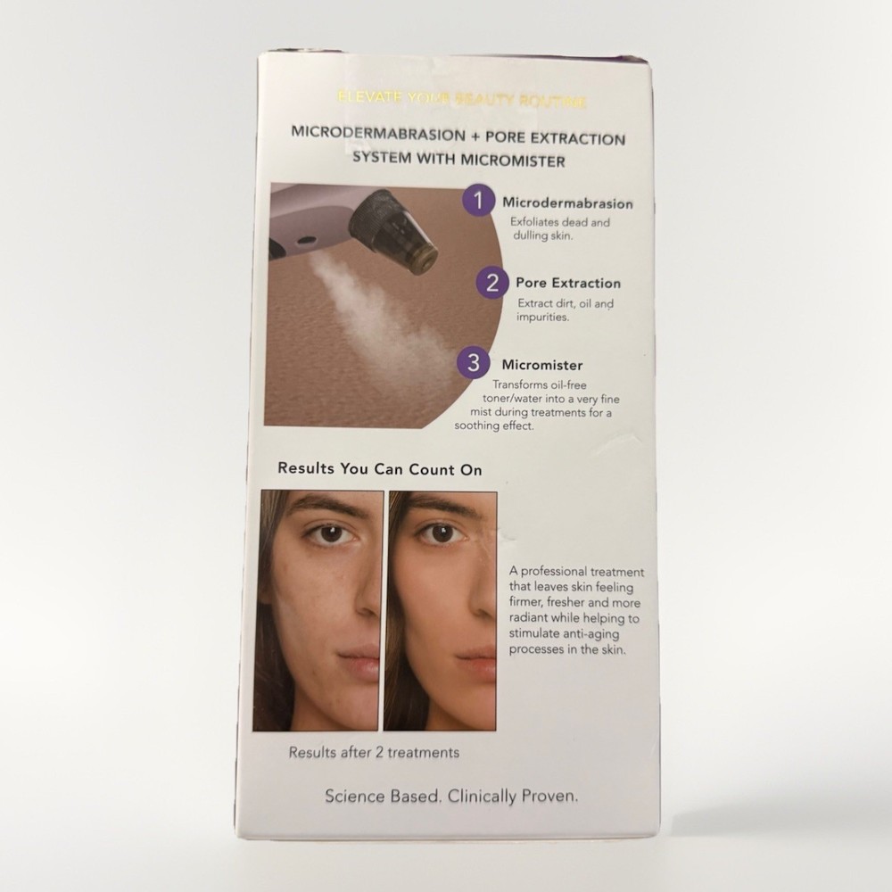 Spa Sciences - BELLA Microderm Pore Extractor & Nano Mister OPEN BOX/New