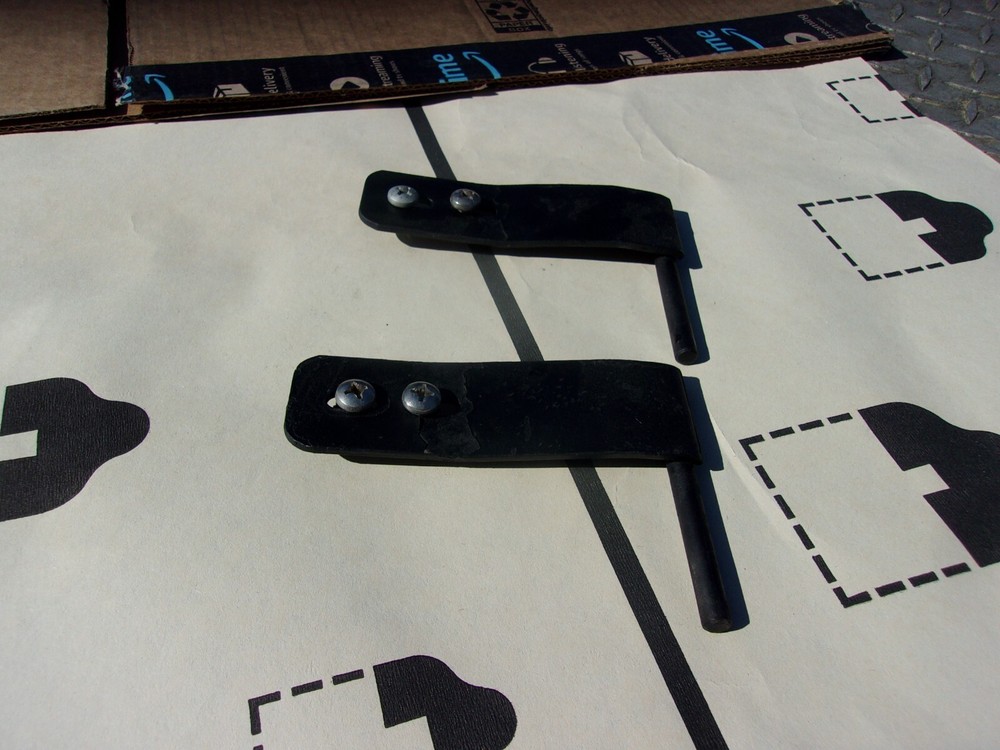 ONE PAIR...MILITARY SURPLUS HMMWV PASSENGER DOOR HINGES M998 TRUCK-  US ARMY