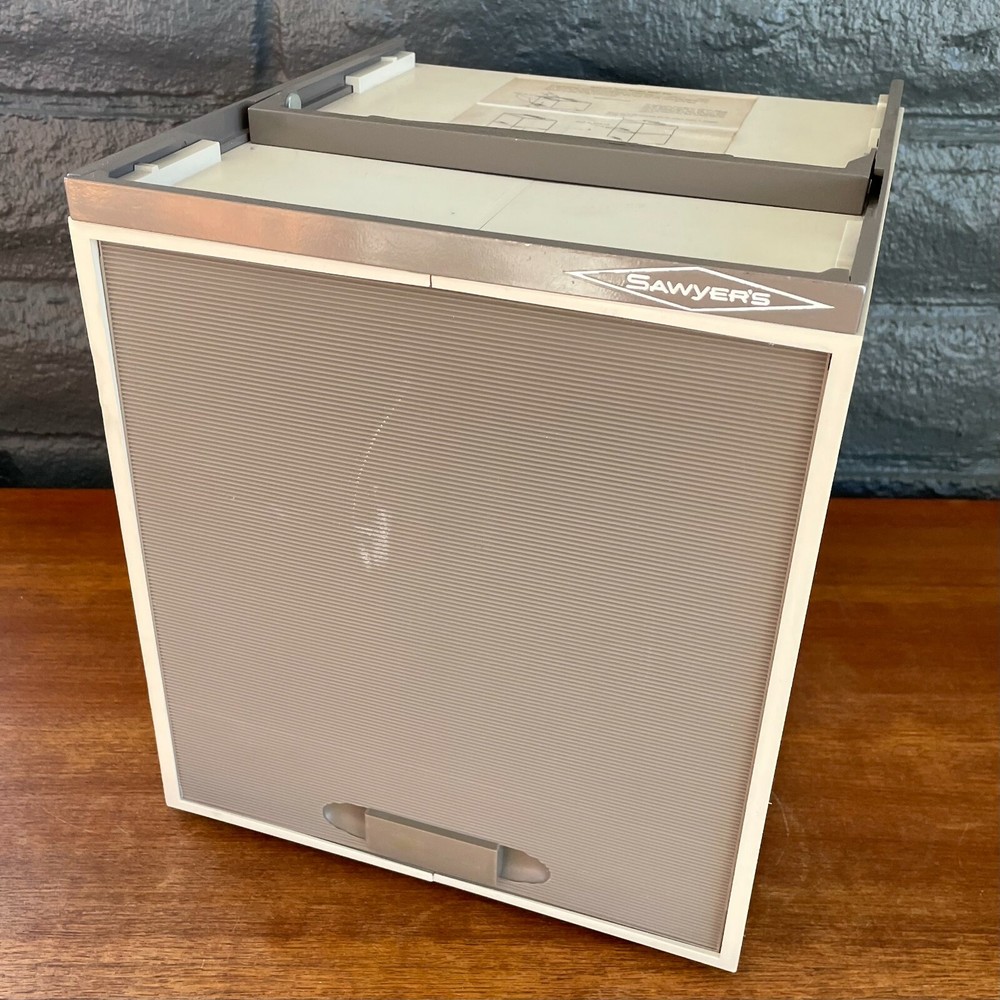 Swayer Tray-Master Slide File with 9 Empty Easy Edit Slide Trays
