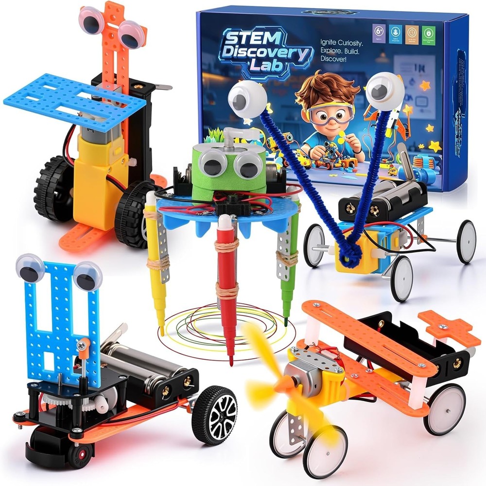 DIY STEM Kits for Kids,Robot Building Science Kits Engineering Projects