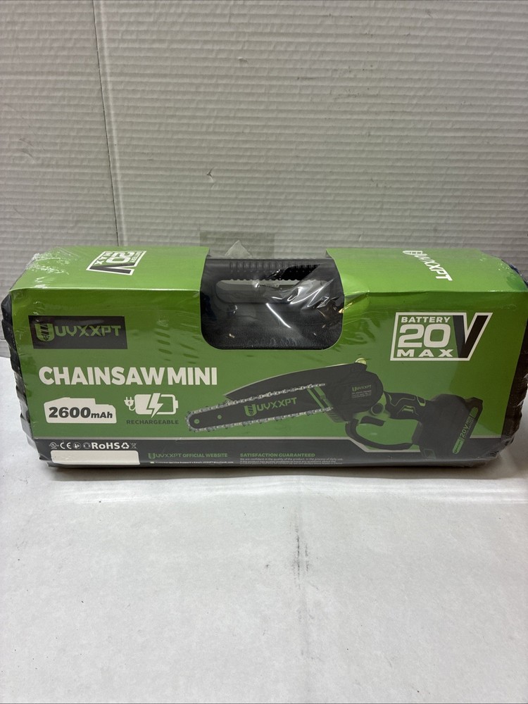 UYXXPT Cordless Chainsaw With 20V Max 2600 Mah