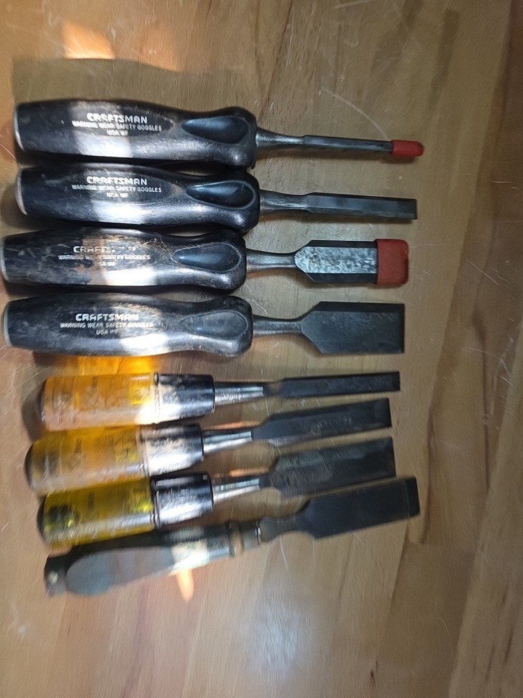 Craftsman Wood Chisel Lot And Others