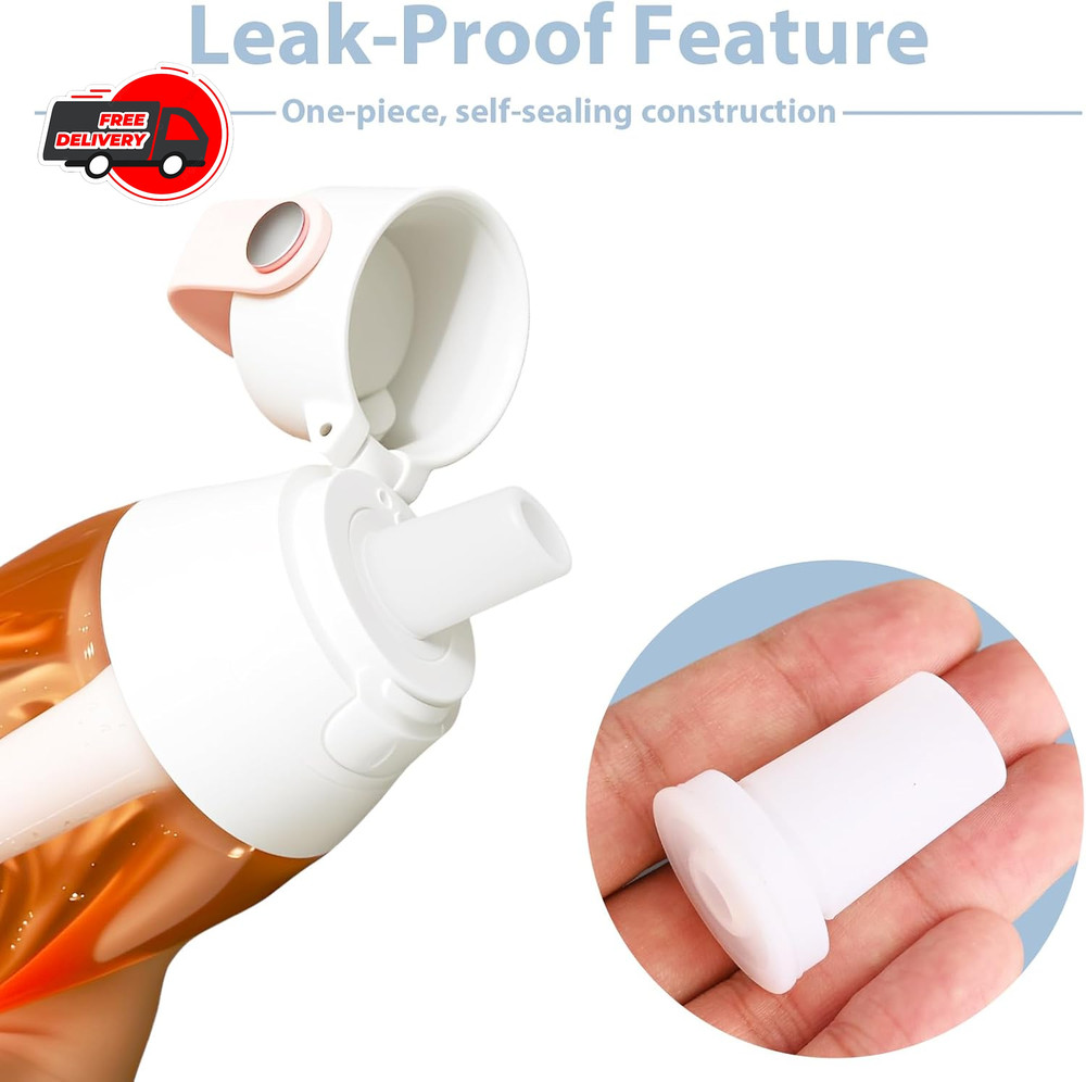 6 Pcs Bite Valve Replacement for Brita Water Bottle Filter, Silicone Mouthpiece