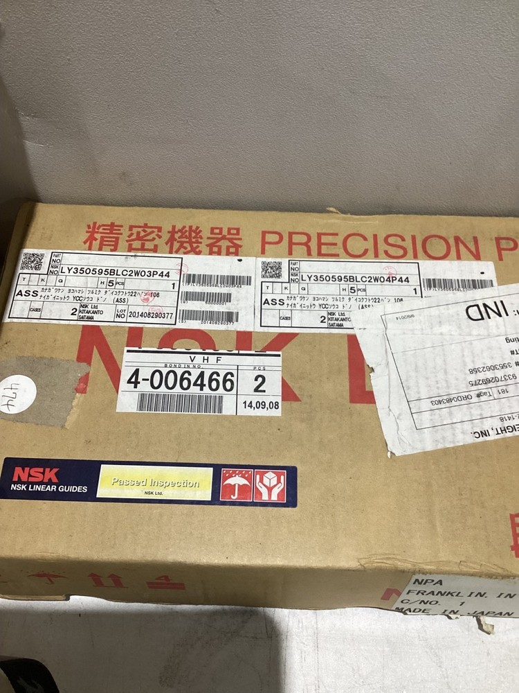 NSK LINEAR GUIDE LY350595BLC2W03P44 NEW