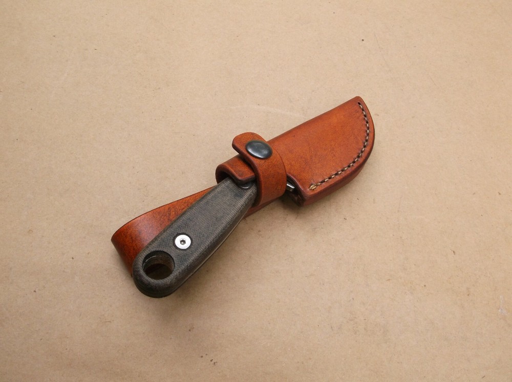 ESEE IZULA II CUSTOM LEATHER SHEATH (SHEATH ONLY) !READ DESCRIPTION!