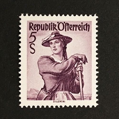 Austria 1948 1952 MNH ** 5s Sc#554 SG#1142