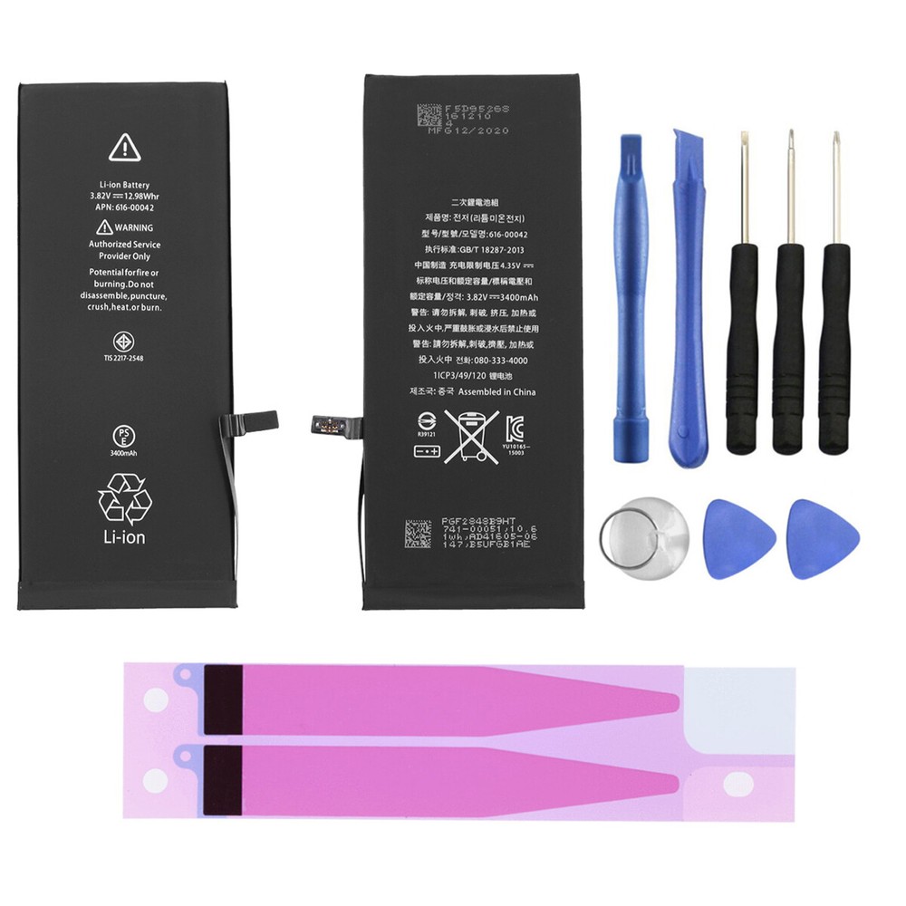 Extended Battery Replacement For iPhone 6S Plus A1634 A1687 A1699+TOOLS 3400 mAh