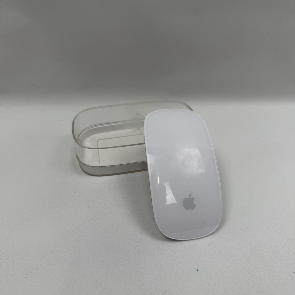 Apple MB829LL/A Wireless Bluetooth Magic Laser Mouse White A1296 *TESTED/WORKING