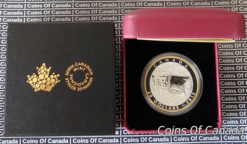2015 Canada $20 Tom Thompson - Spring Ice - 99.99% Silver Coin #coinsofcanada
