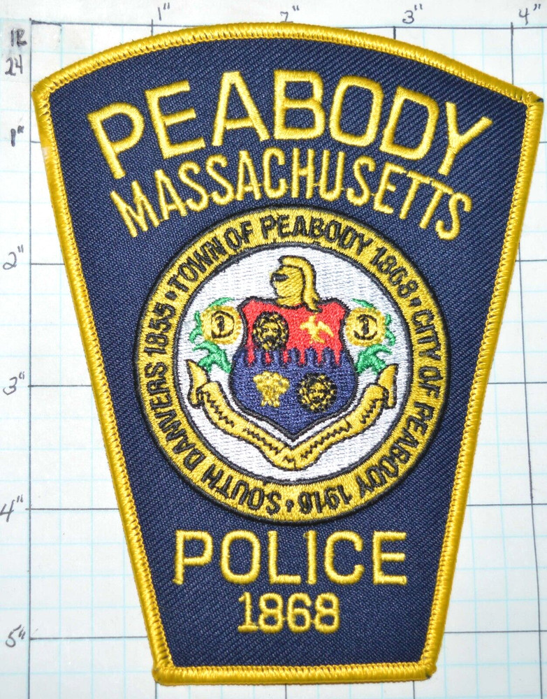 MASSACHUSETTS, PEABODY POLICE DEPT PATCH