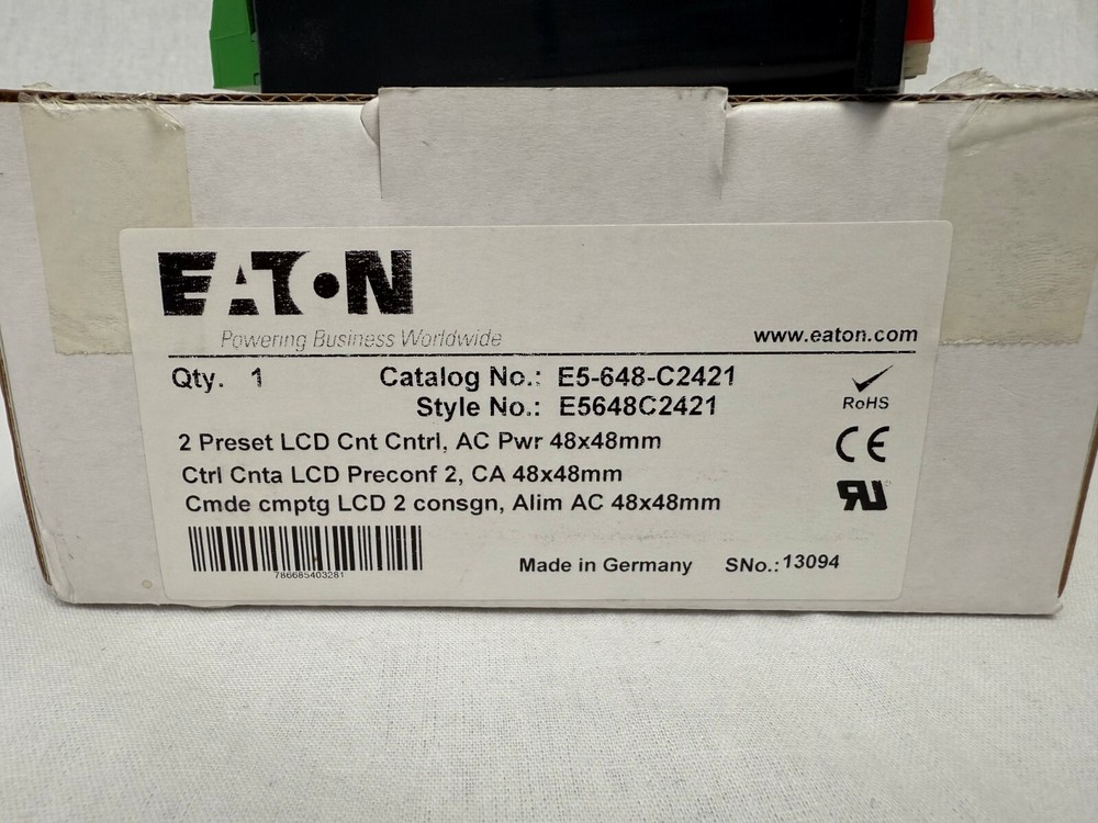 EATON E5-648-C2421, Digital Counter/Timer, Multifunction Counters