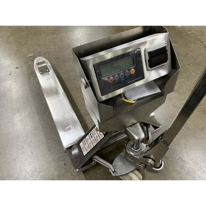 SellEton SL-3300-SS-PJP Pallet Jack Scale with Built-in Printer 3300 lb Capacity