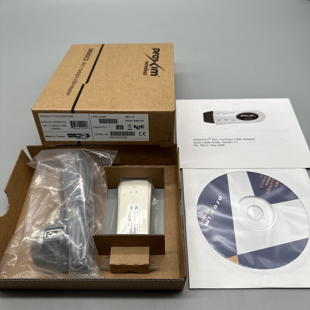 8494-US ORINOCO 802.11 A/B/G/N USB ADAPTER
