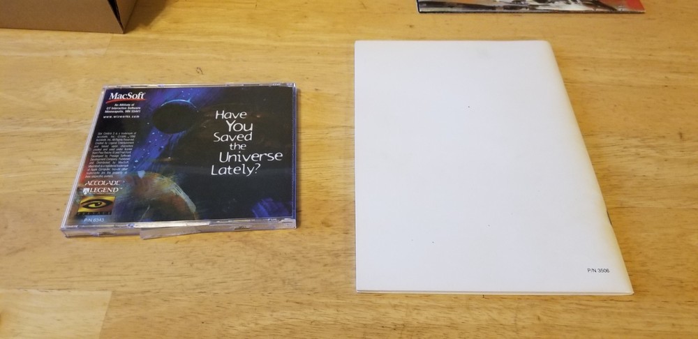 Star Control 3 MAC CD game! BIG BOX COMPLETE w poster
