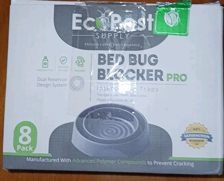 EcoPest Supply Bed Bug Blocker Pro 8 Pack Interceptor Traps New Open Box