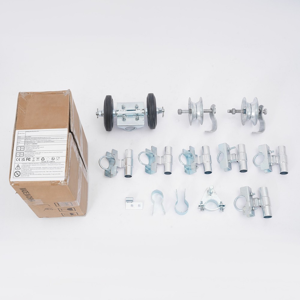Rolling Gate Hardware Kit, Heavy Duty Sliding Gate Rollers Wheels Kit