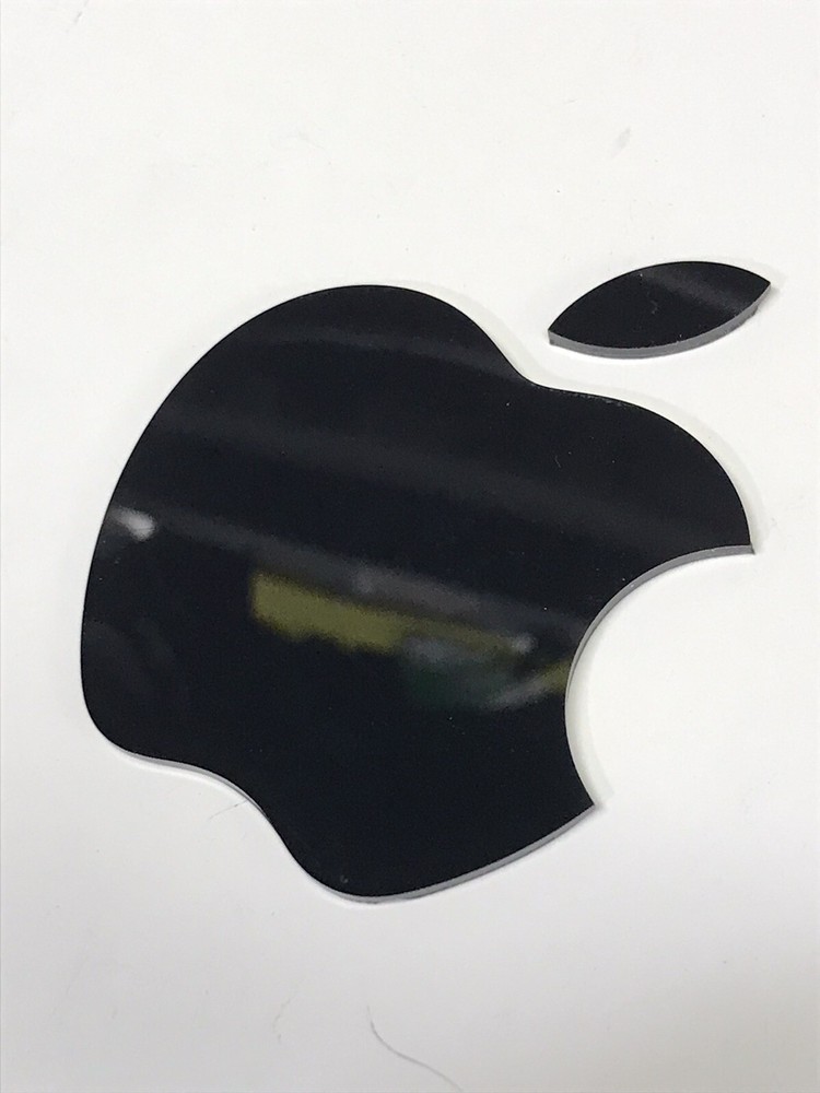 Apple Tablet Rear Black Emblem Turned Into Sticker.