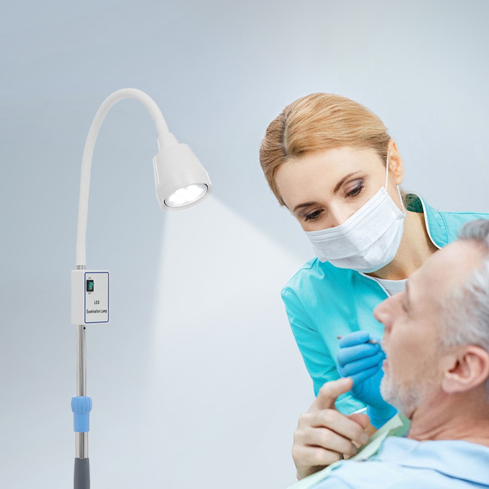 Five-legged Mobile LED Examination Light Adjustable Height Examination Lamp