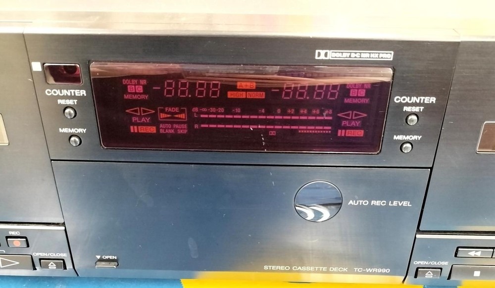 Sony Cassette Deck Tc-wr990 Junk Used
