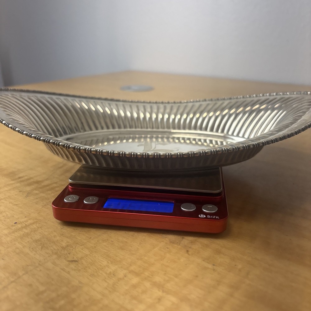 Sterling Silver Bowl w/ Monogram - 217 grams