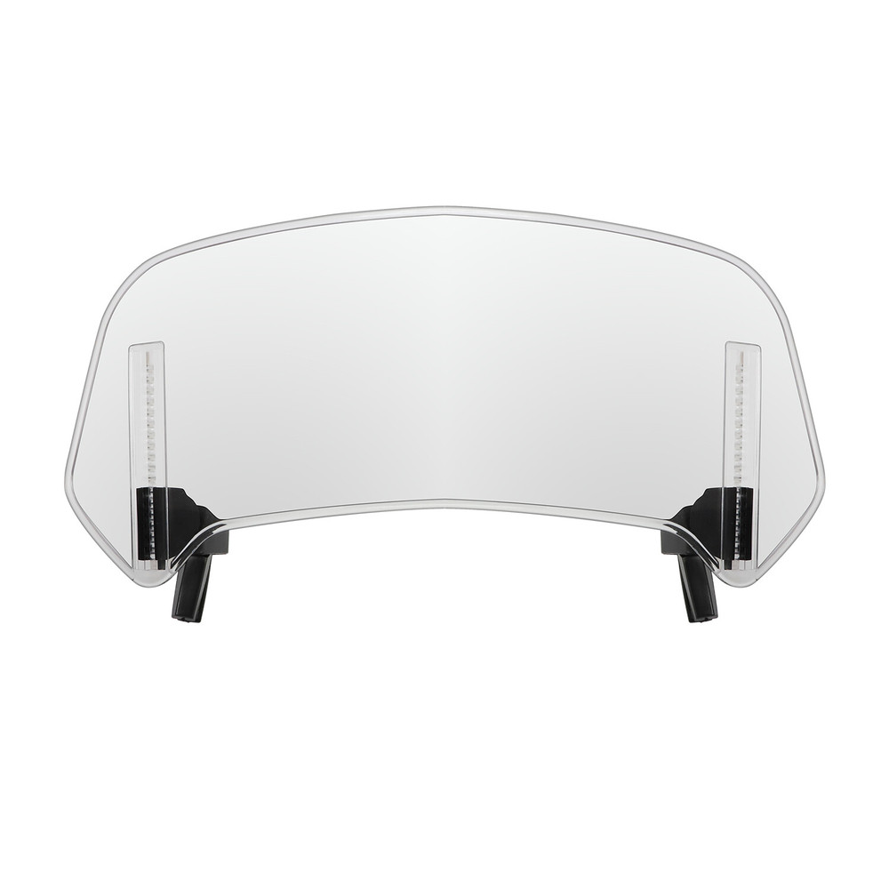 36CM Motorcycle Windshield Clear Wind Screen Deflector Extension Spoiler Clip-On