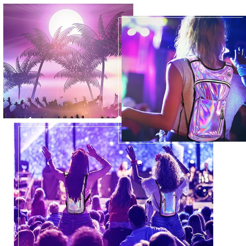 Hydration Backpack, Water Backpack with 2L Hydration Bladder, Rave Backpack H...