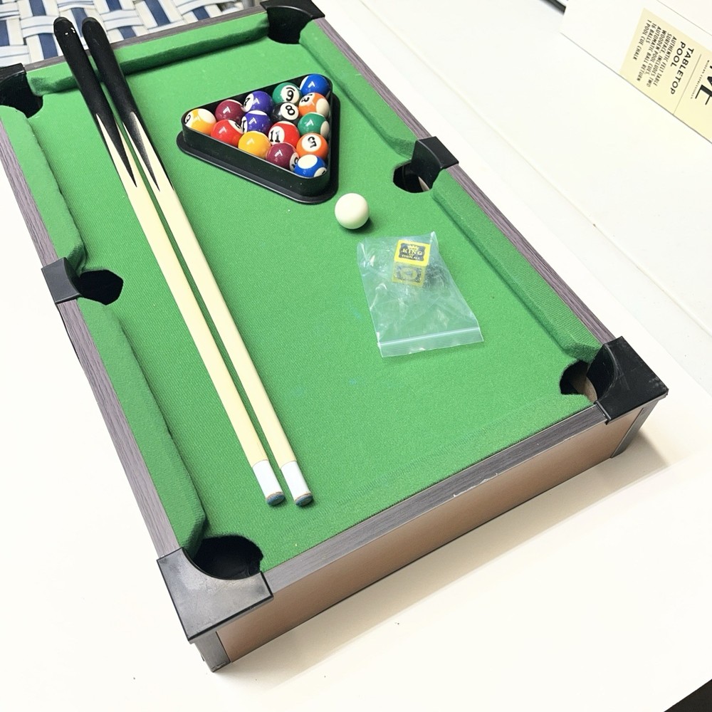 Modern Expressions 20" Tabletop Pool Table Mini Pool Table