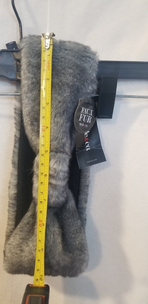 Faux Fur, Grey Headband, Macy's one-size