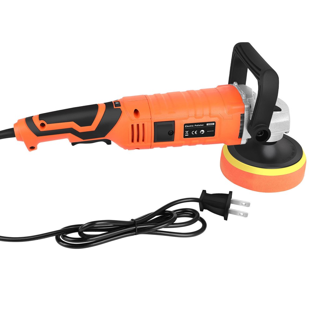 1580W Car Polisher Polishing Machine Kit Buffer Sander Variable Speed 5&6&7" Pad