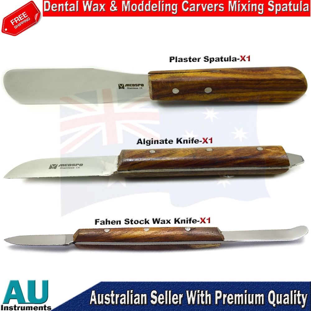 Dentistry Technicians Kit Laboratory Wax Modelling Carvers Mixing Instruments