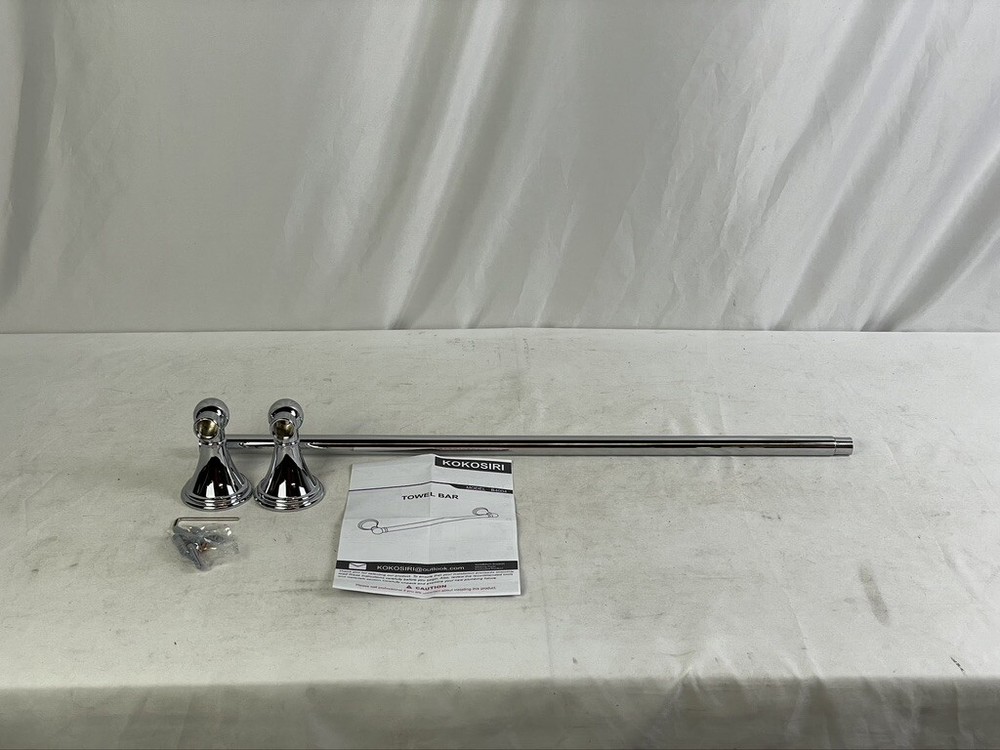 KOKOSIRI Polished Chrome 24" Towel Bar