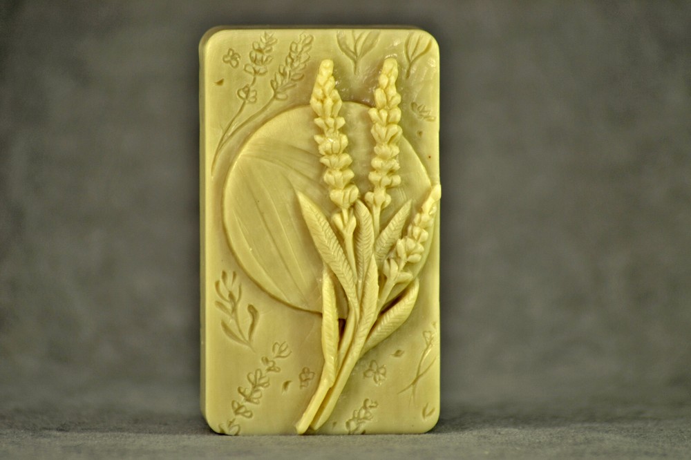 LAVENDER SILICONE MOLD for soap making and other crafts