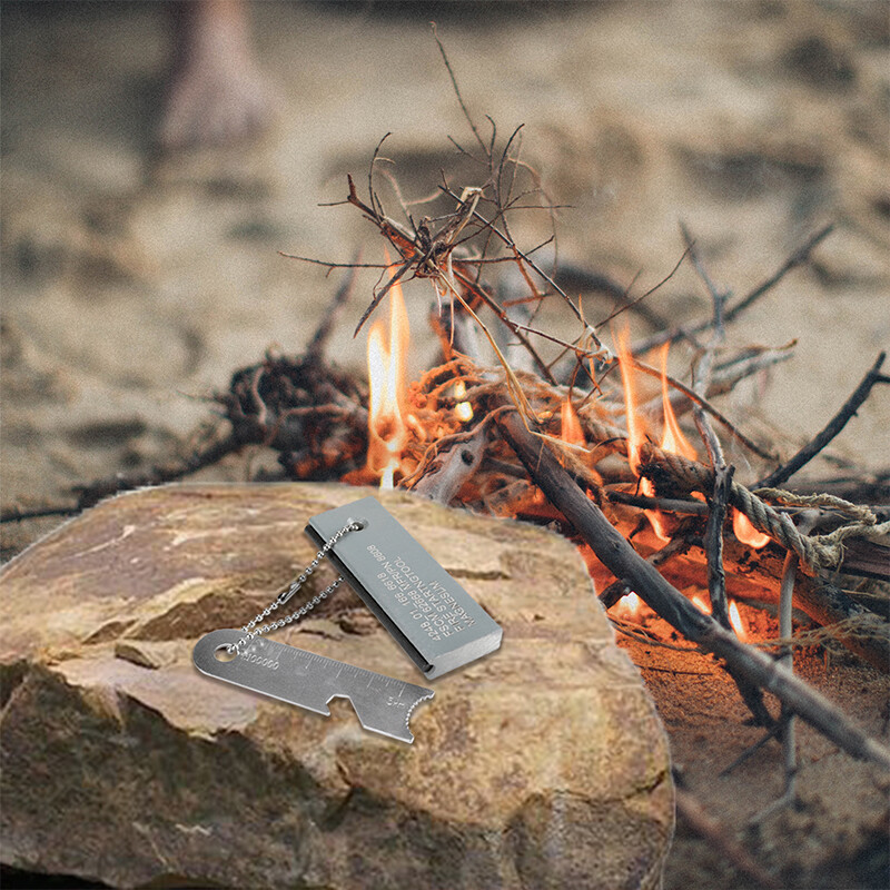 2PCS Waterproof Magnesium Fire Starter Kit Camping Emergency Survival Striker