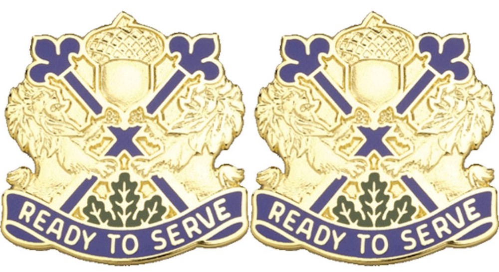 87th Division (Training Support) Distinctive Unit Insignia - Pair - Ready to Ser