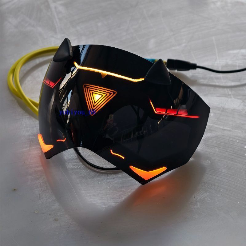 Zenless Zone Zero Trigger Half-face Mask Eye Patch Cosplay Performance Luminous