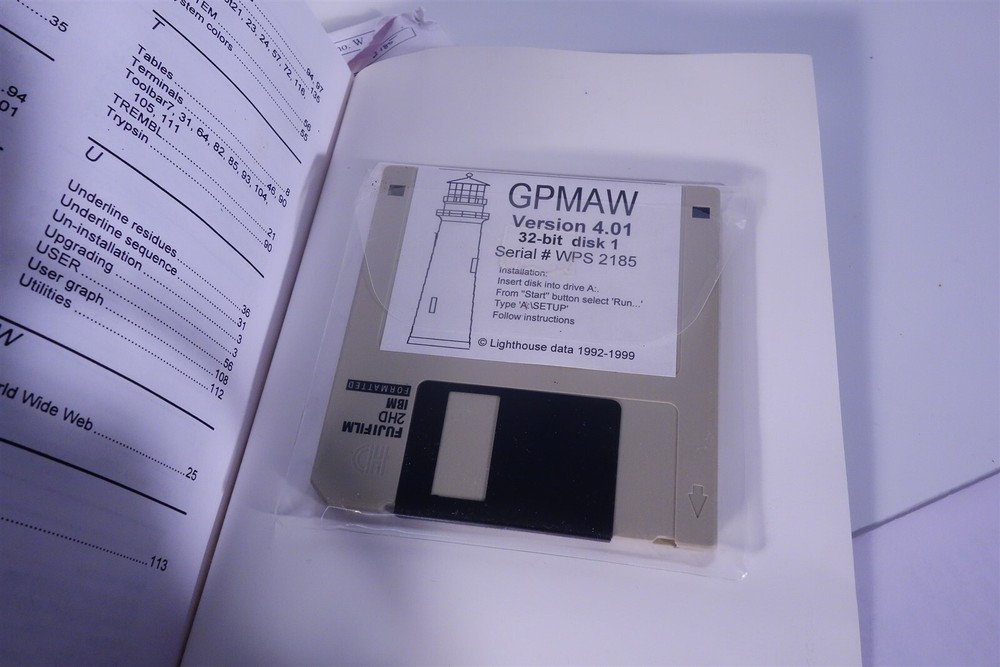 Lighthouse Data GPMAW Version 4.0 Protein / Mass Analysis Spectrometer Software