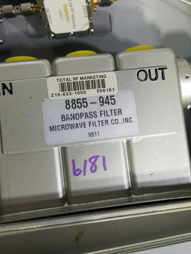 Filter/LNA Modules in Hoffman Steel Boxes (x2)