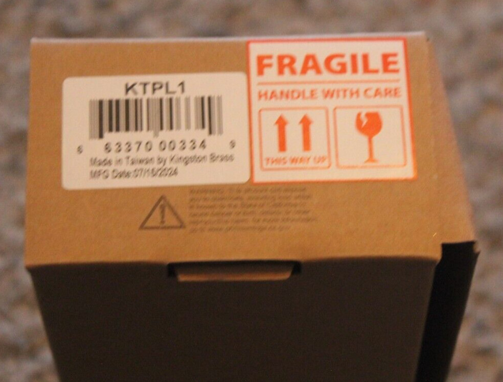 KINGSTON FRONT MOUNT TANK LEVER Chrome KTPL1