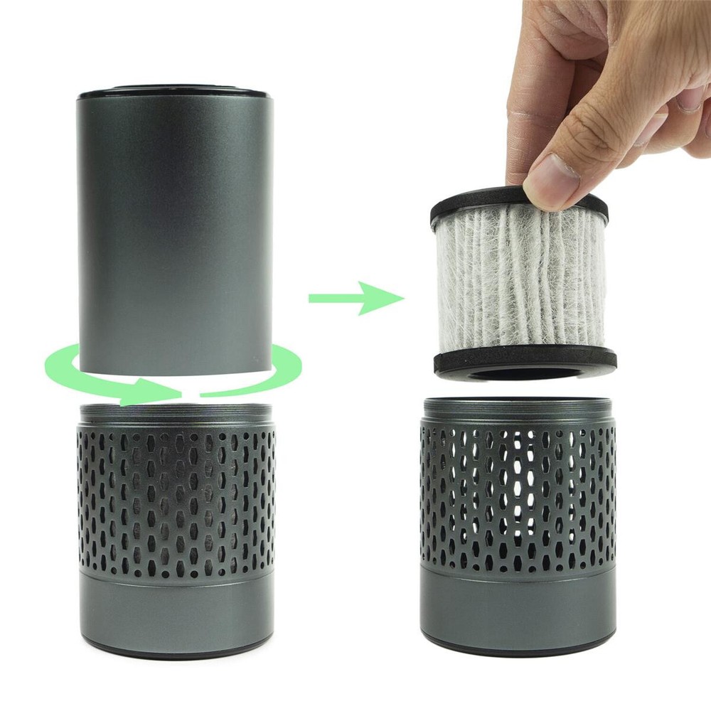 Wagan Tech Deluxe USB Air Purifier, Black (EL2871)