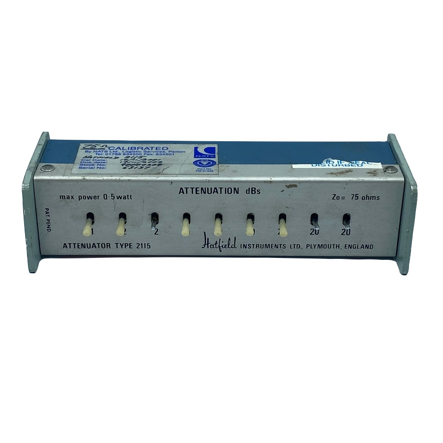 2115 Hatfield Variable Attenuator 75Ohms BNC Female
