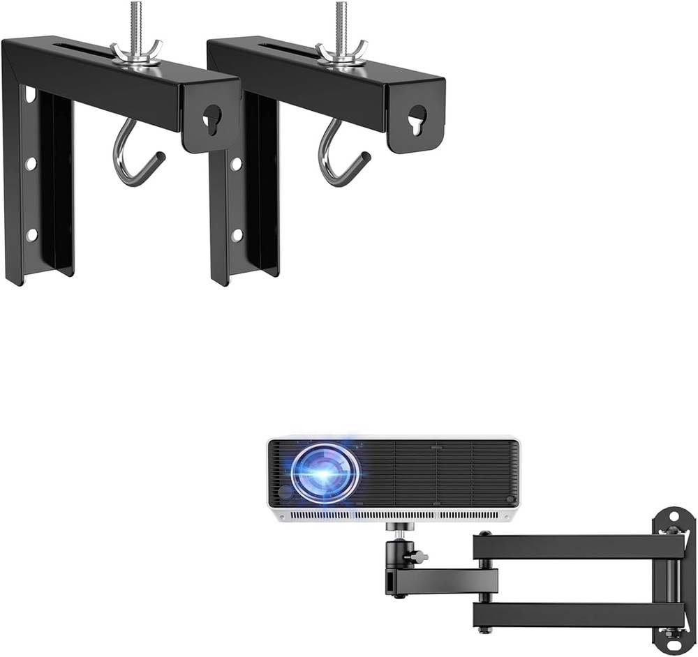 Bundle: Projector Mount with Projector Screen Mount （PSM00B+1330LMPM）