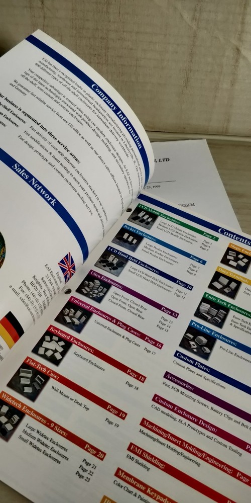 1999 EAI enclosures catalog cases C2