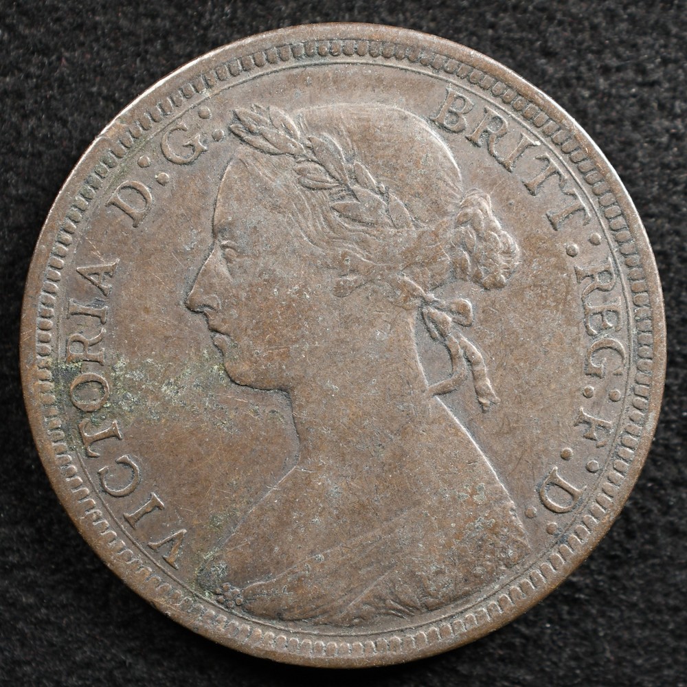 Great Britain 1/2 Penny 1892, Coin, Inv#E211