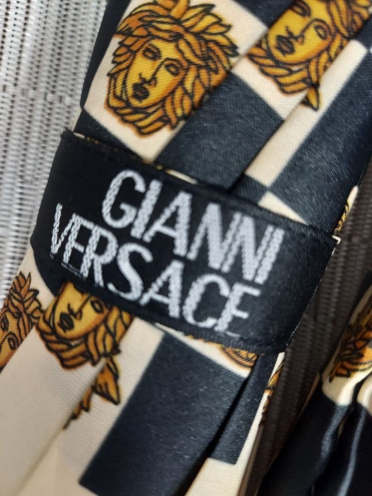 Versace Gianni Versace Grid Umbrella Luxury Ready to Use Authentic Premium