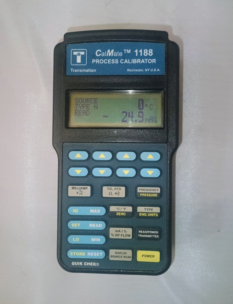 Transmation CalMate 1188 Digital Process Signal Calibrator - Unit Only, Untested