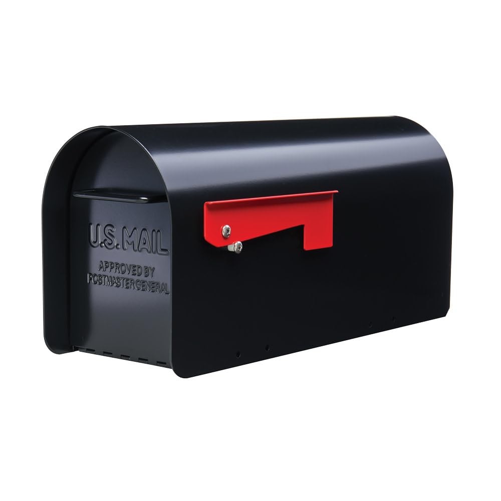 Architectural MAILBOXES Ironside Large Capacity Galvanized Steel Large, Black