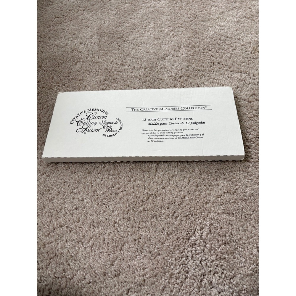 Creative Memories Custom Cutting System 12 Inch Cutting Patterns Tool